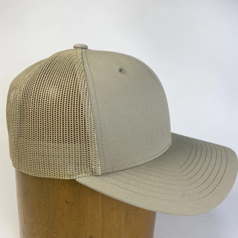 Custom Blank Fitted Net Hüte 100% Polyester Sport Cap Markt Hut