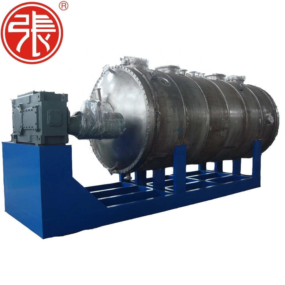 Solvent Recovery From Waste Salt Vacuum Rake Dryer Rotary Paddle Dryer