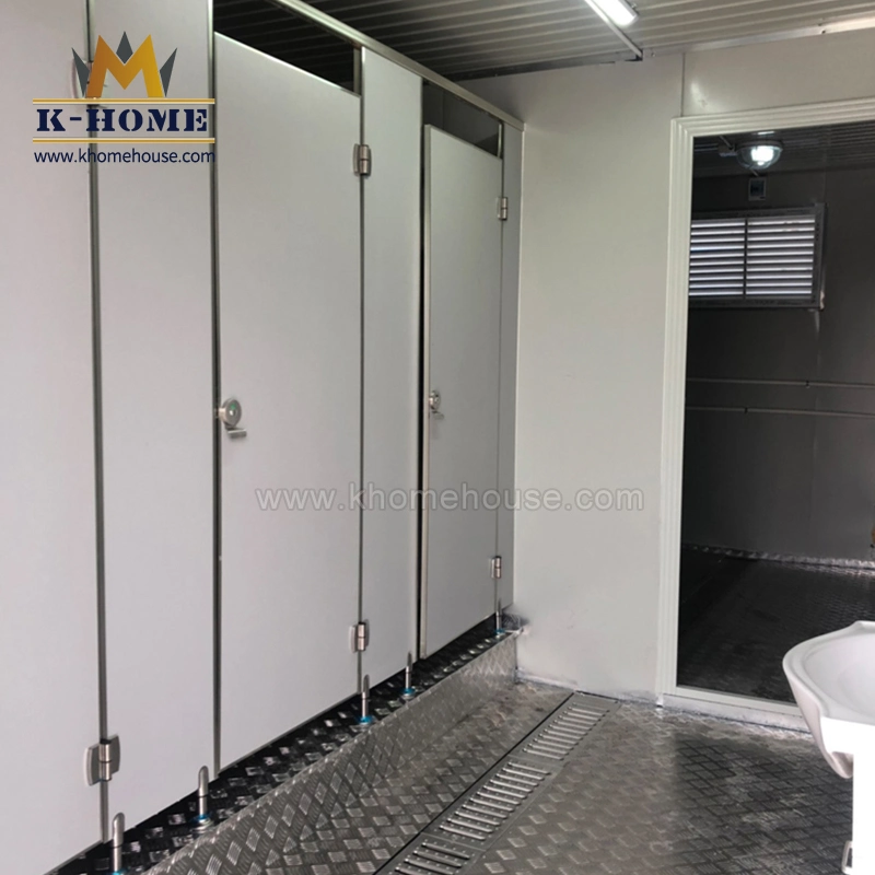 Temporary Portable Public Ablution Block Container Toilet on Building Sites