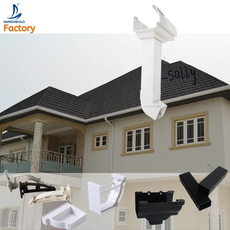 Original Factory Drainage Channel Roof Drainpvc Gutter and Pipes