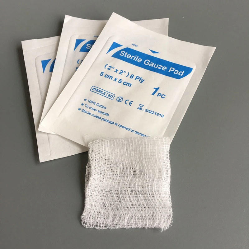 CE ISO Approved 100% Cotton 19*13 Mesh Gauze Swab