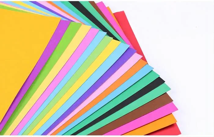 PAPIER BUREAUTIQUE 75 G/M2 80 G/M2 A4 couleur A4 80 G/M2 Format feuilles de papier couleur travail artisanal 500 feuilles/rame colorées