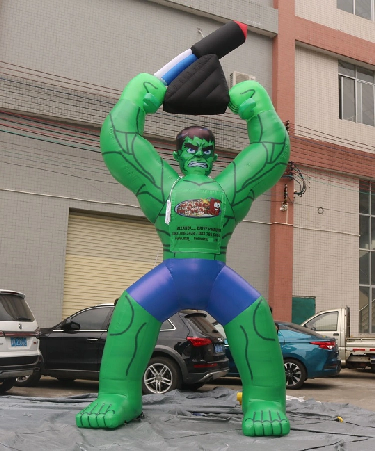 Giant Inflatable Green/Muscle Man Model for Advertising