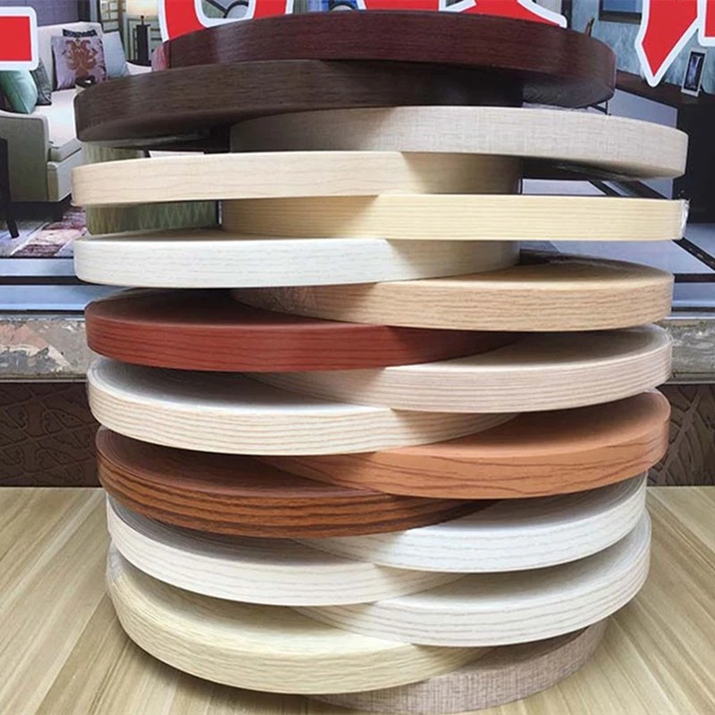 Home, Office, Kitchen Furniture Accessories 0.25-3mm Wood Grain Furniture Accessories PVC Edge Banding