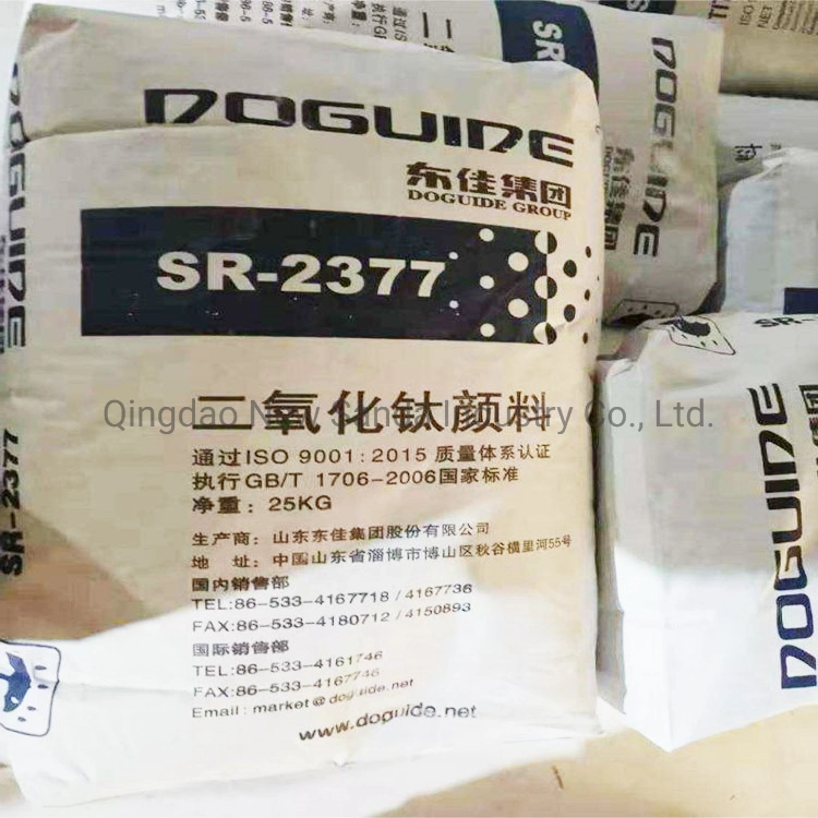 Grade général de la poudre de dioxyde de titane rutile Doguide SR-237 Sr 2377 Dioxyde de titane pour la peinture