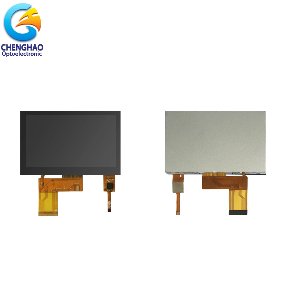 Industrial Grade 4.3" LCD Panel Transmissive / Normally Black Wqvga Full Color Display