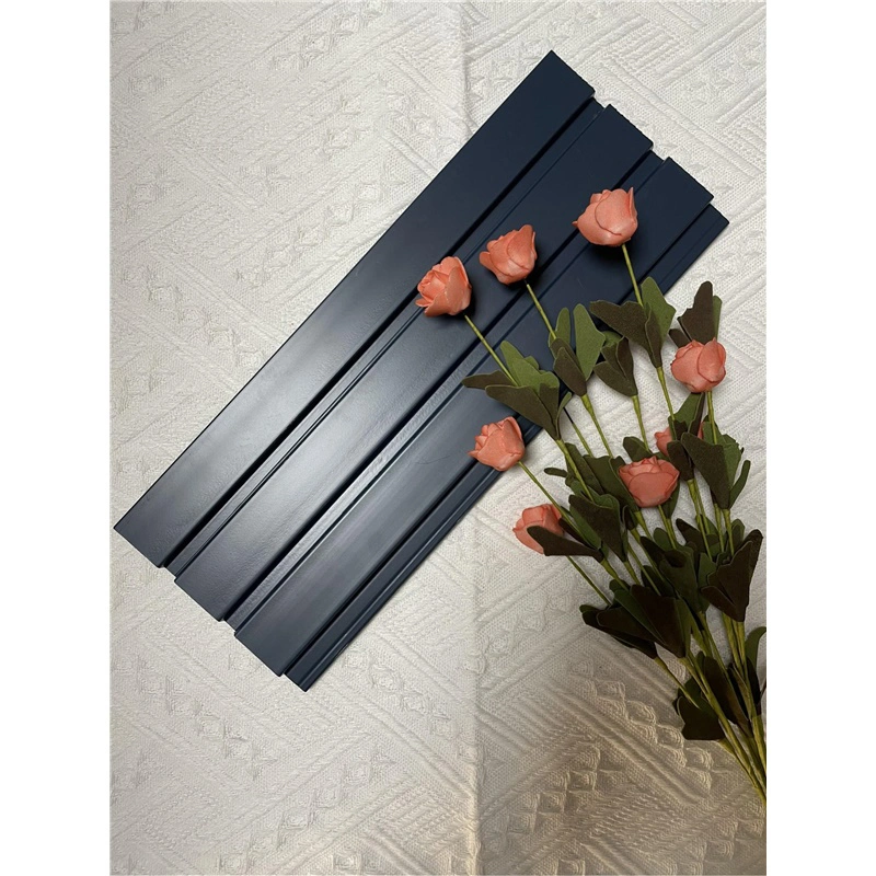 Factory Mildew Proof Background Board Composite Cladding PS Fluted Wall Panel