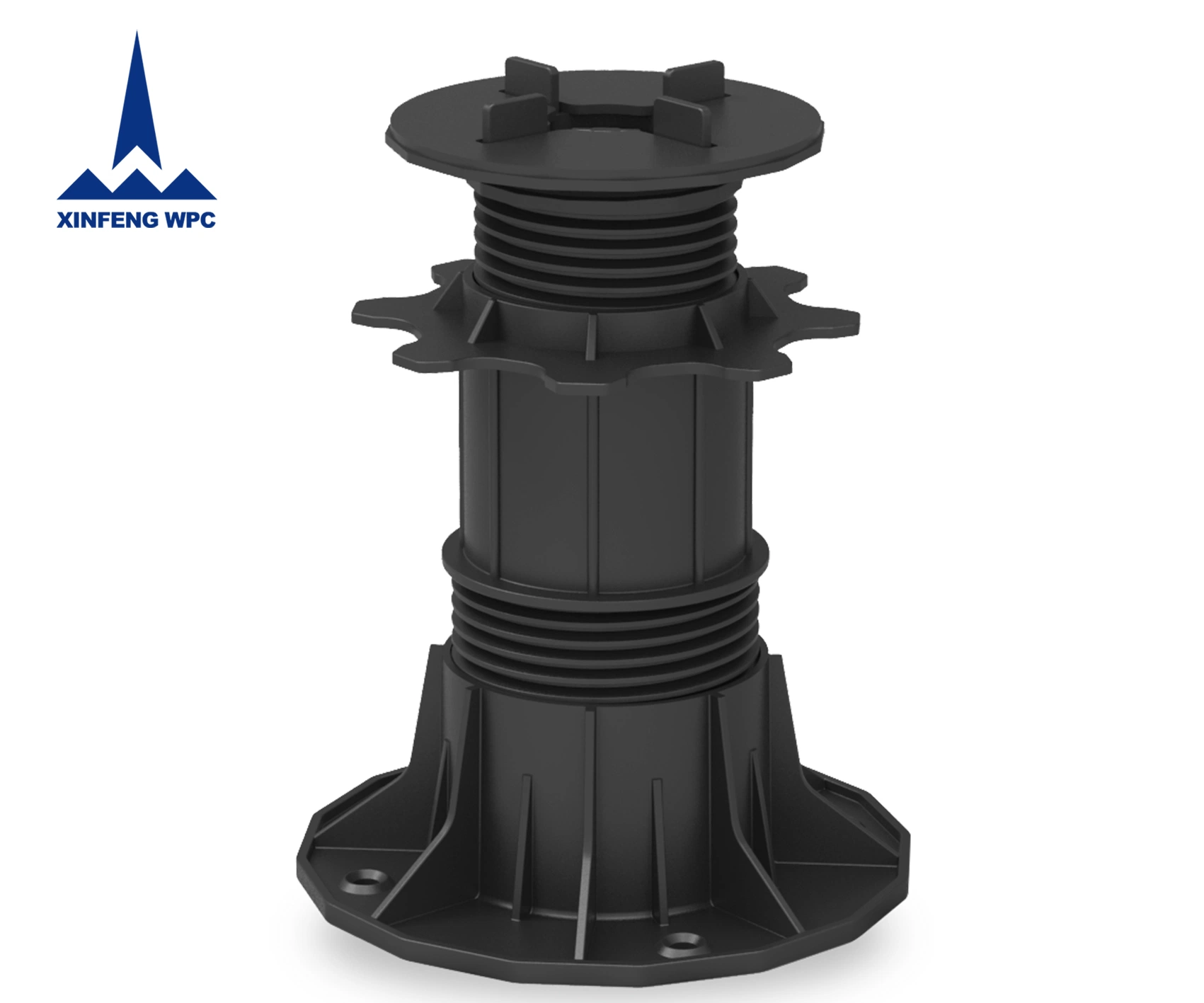 Custom-Made Adjustable Plastic Pedestals with Range 45-80mm for Slops