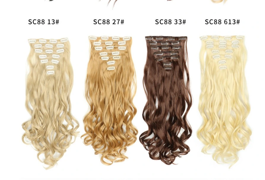 Secador de 16 clips de Hair Extension