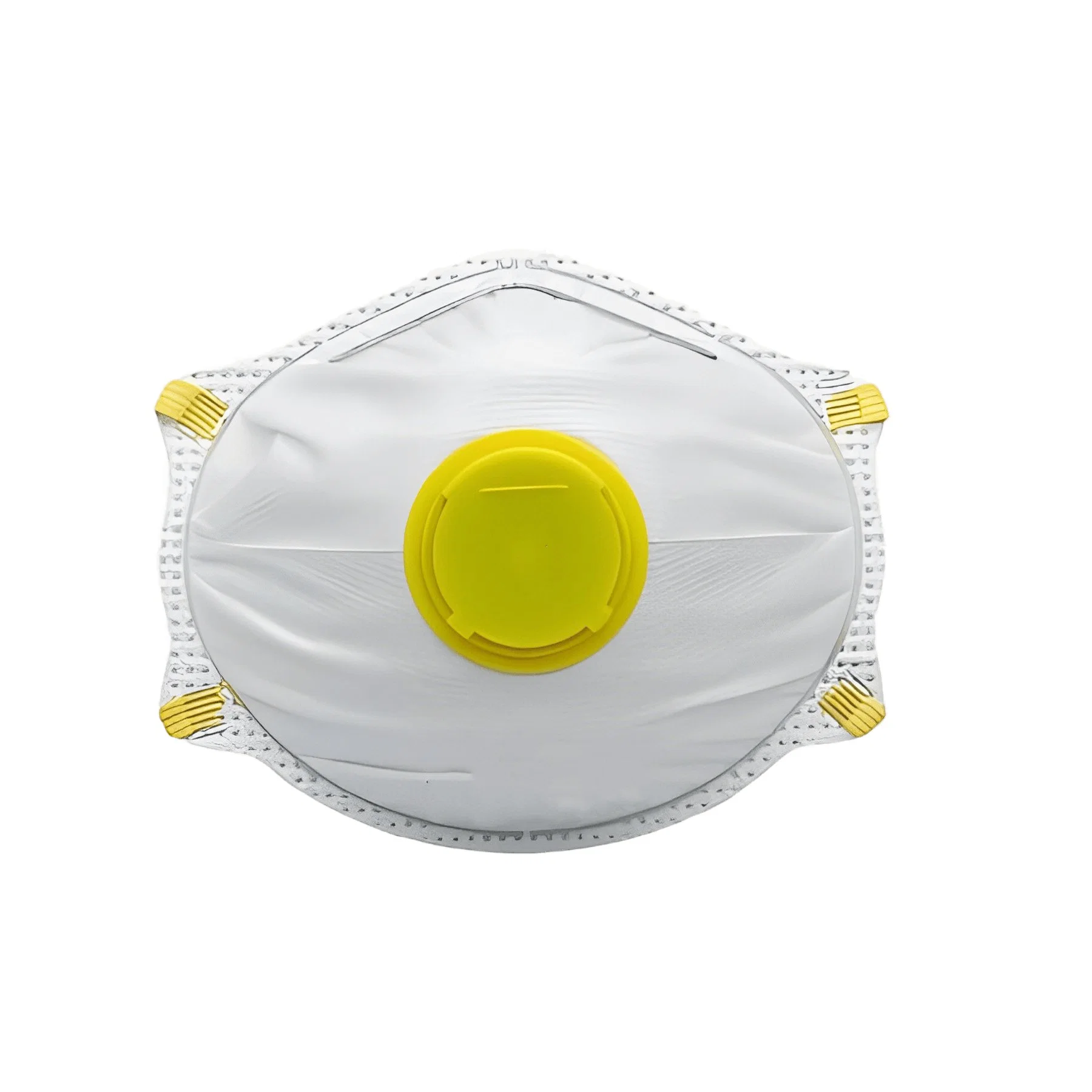 CE ISO13485 Anti Dust 4-lagige Einweg-FFP2-Cup-Maske Mit Halbmaske für Ventilfilter