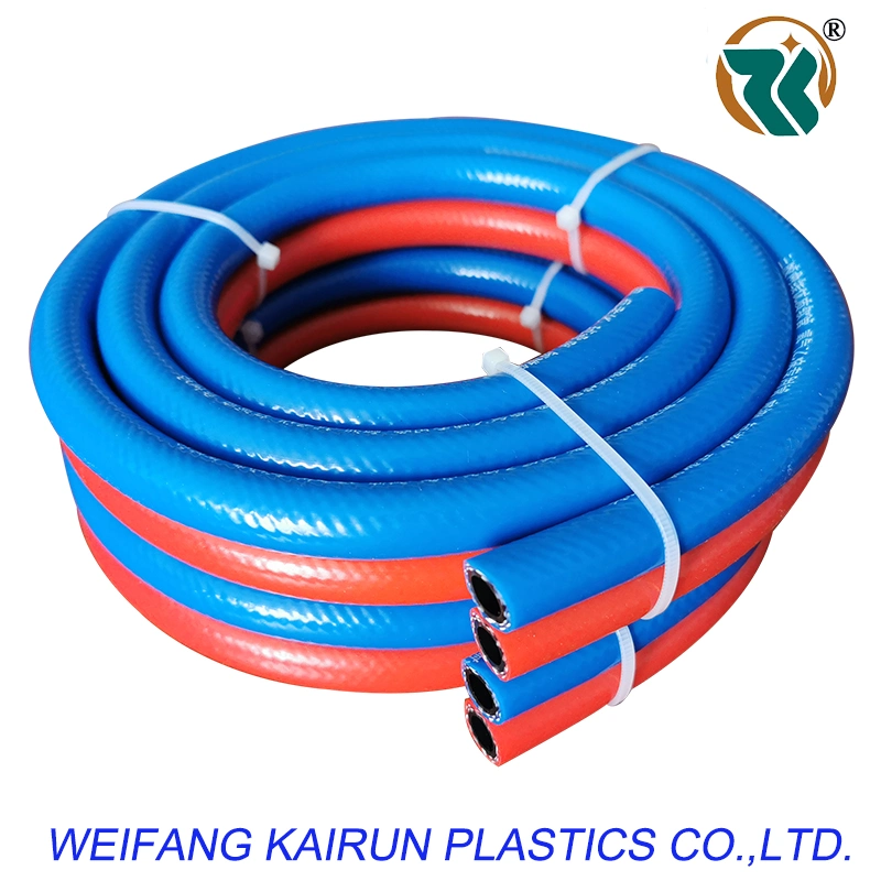 1/4&prime; &prime; 3/8" Rubber Twin Welding Hose for Oxyacetylene