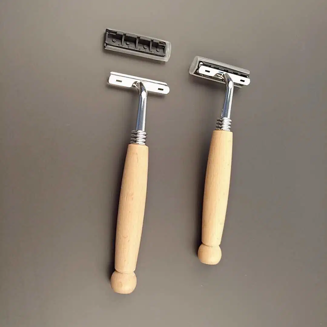 High quality/High cost performance  Sustainable Safety Razor Natural Bamboo Disposable Razors