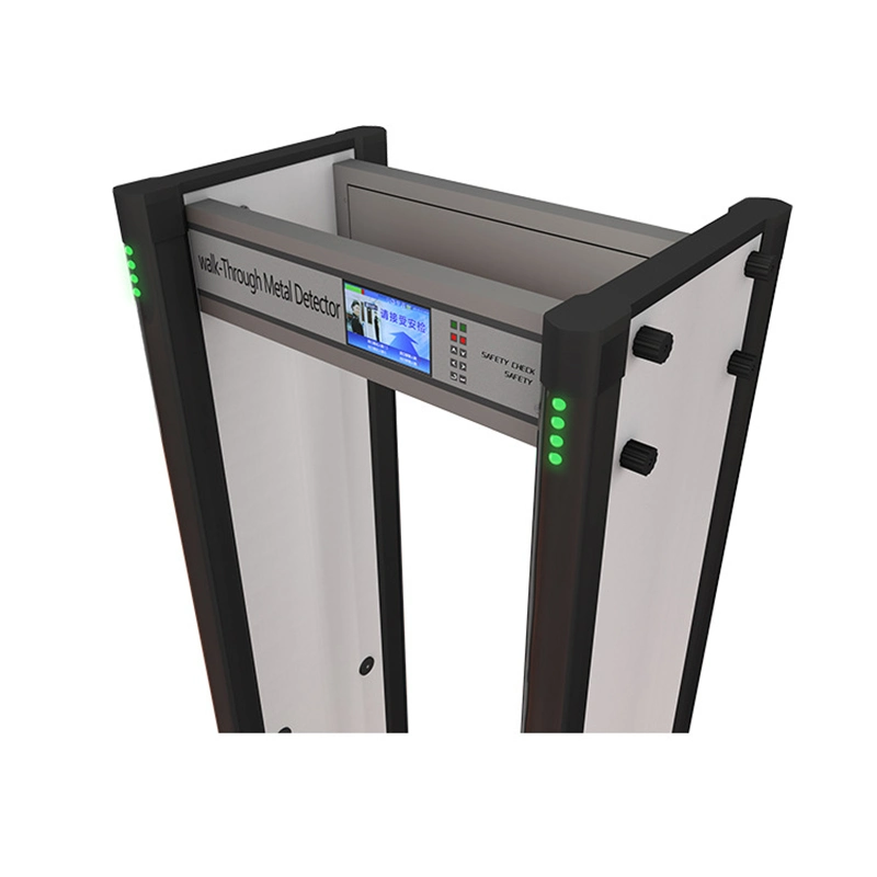 Walk-Through Portable Single Gate Door Frame Zone Price Temperatur 33 Stand Guard Spirit One Sided Walk Through Metal Detector