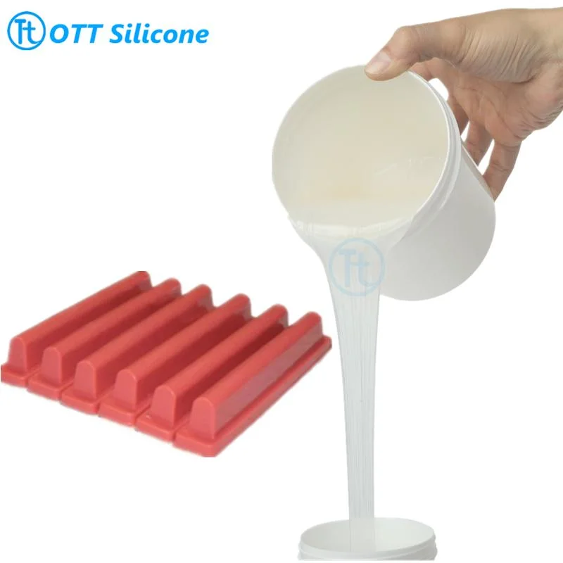Impressão de almofadas silicone líquido de 2 componentes fabricante de material de silicone