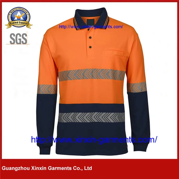 Hi-Viz T-Shirts Work Wear Working Clothes Polo Shirts Safety Workwear (W858)