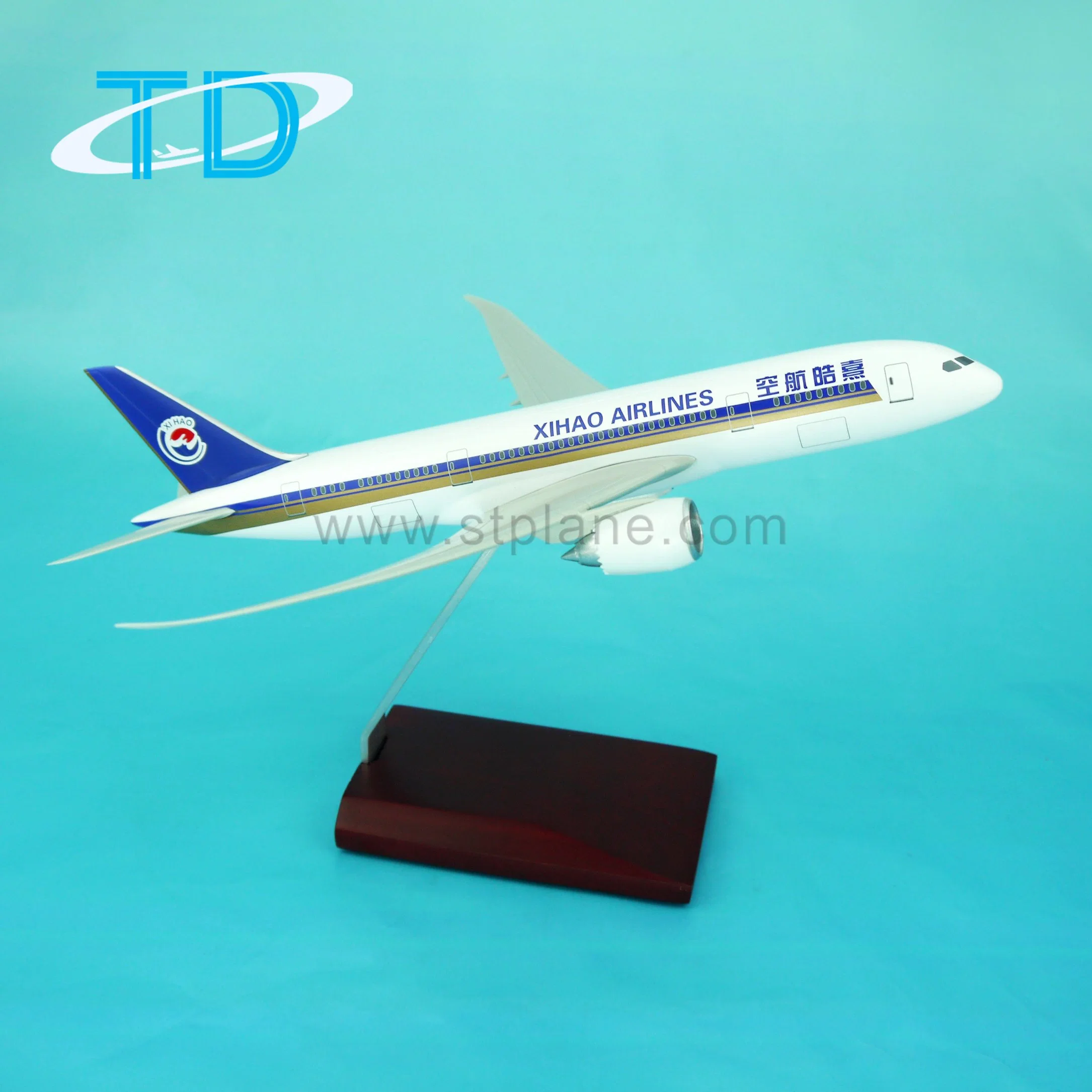 B787-8 Xihao Airlines l'échelle 1 : 200 28cm jouet avion miniature