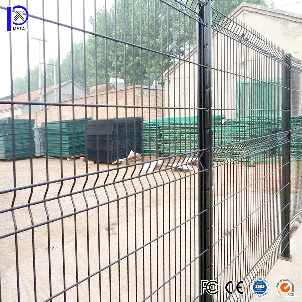 Pengxian 36 Inch Welded Wire Fence Original Factory Construction Security Steel Fence 1.03 1.23 1.53m Height Triangle Bending Welded Wire Mesh Fence