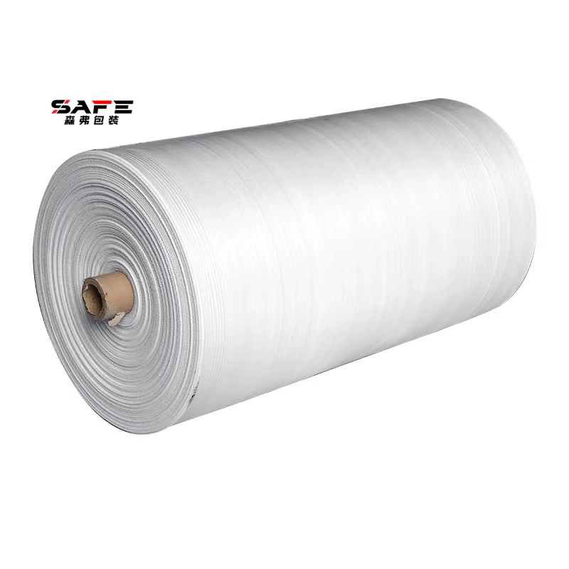 Tela recubierta Añada UV con Laminación Precio barato tela de polipropileno Tela para cortar en bolsas de tejido PP 12*12 tela tejida Tubular 190gsm Añade UV Rendimiento de alta calidad/alto costo