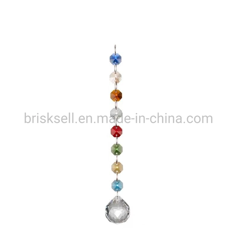 La pendaison avec des tranches d'Agate Crystal Sun Catcher pour la décoration pendentif cristal