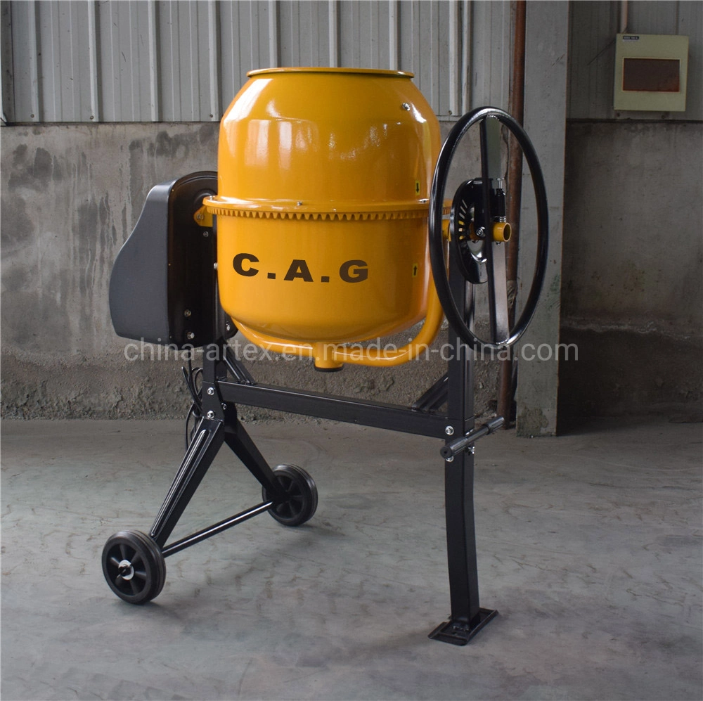 120L Portable Concrete Mixer Mobile Cement Mixer Small Size Heavy Duty Cement Mixer