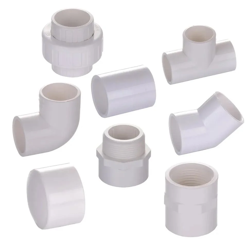 Professional Standard 1/2~4 Inch PVC Pipe Fitting Compact Plastic Threaded Ball Valve Collection Fittings