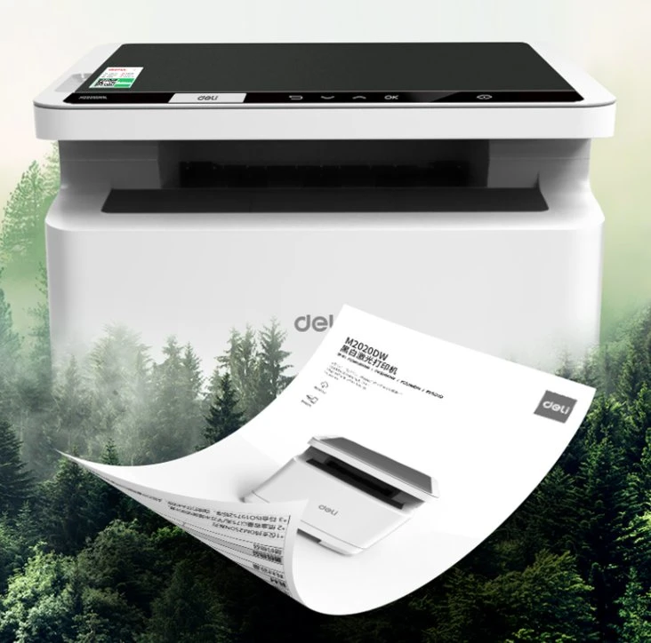 Made in China Chinese Brand Deli Printer M2020dw Compound Laser Copier Printer Scanner Three-in-One Black and White Printer