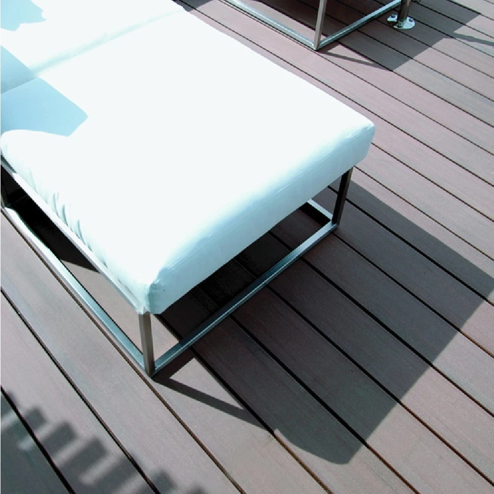 Custom Size Color Design Cost-Effective Decking Profile Limited Maintenance Eco-Friendly WPC Floor