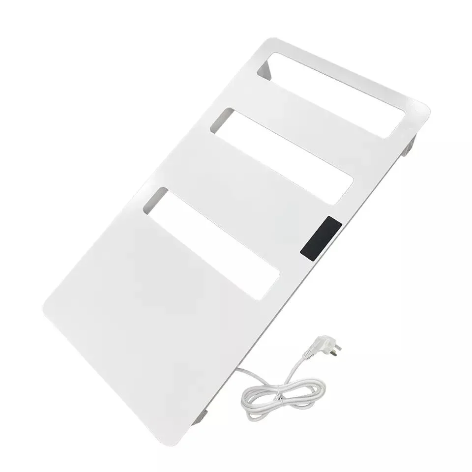 Sanipro Badezimmer Timer Control Heizkörper Warm Aluminium White Handtuchwärmer An Der Wand Montierter Elektrischer Beheizter Handtuchhalter Für Trockner