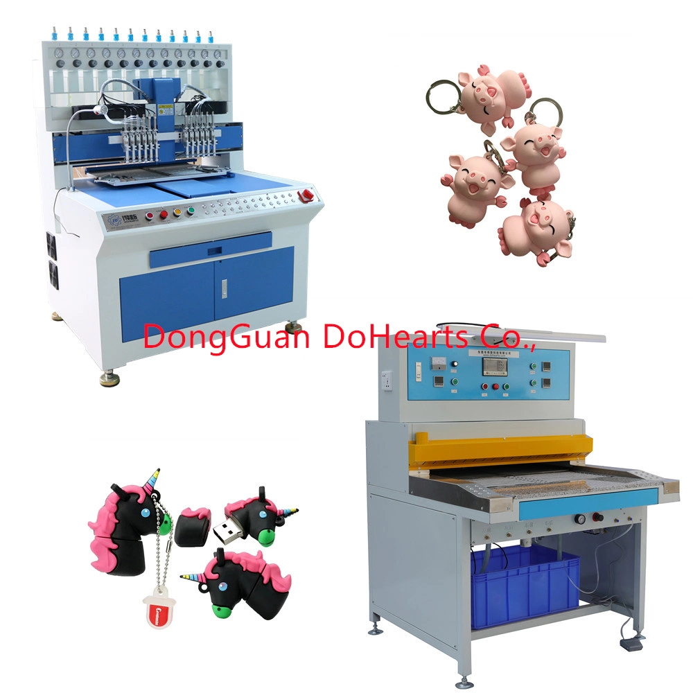 UV Auto PVC Drippping Machine Dispensing Toys 3D Keychain PVC Liquid