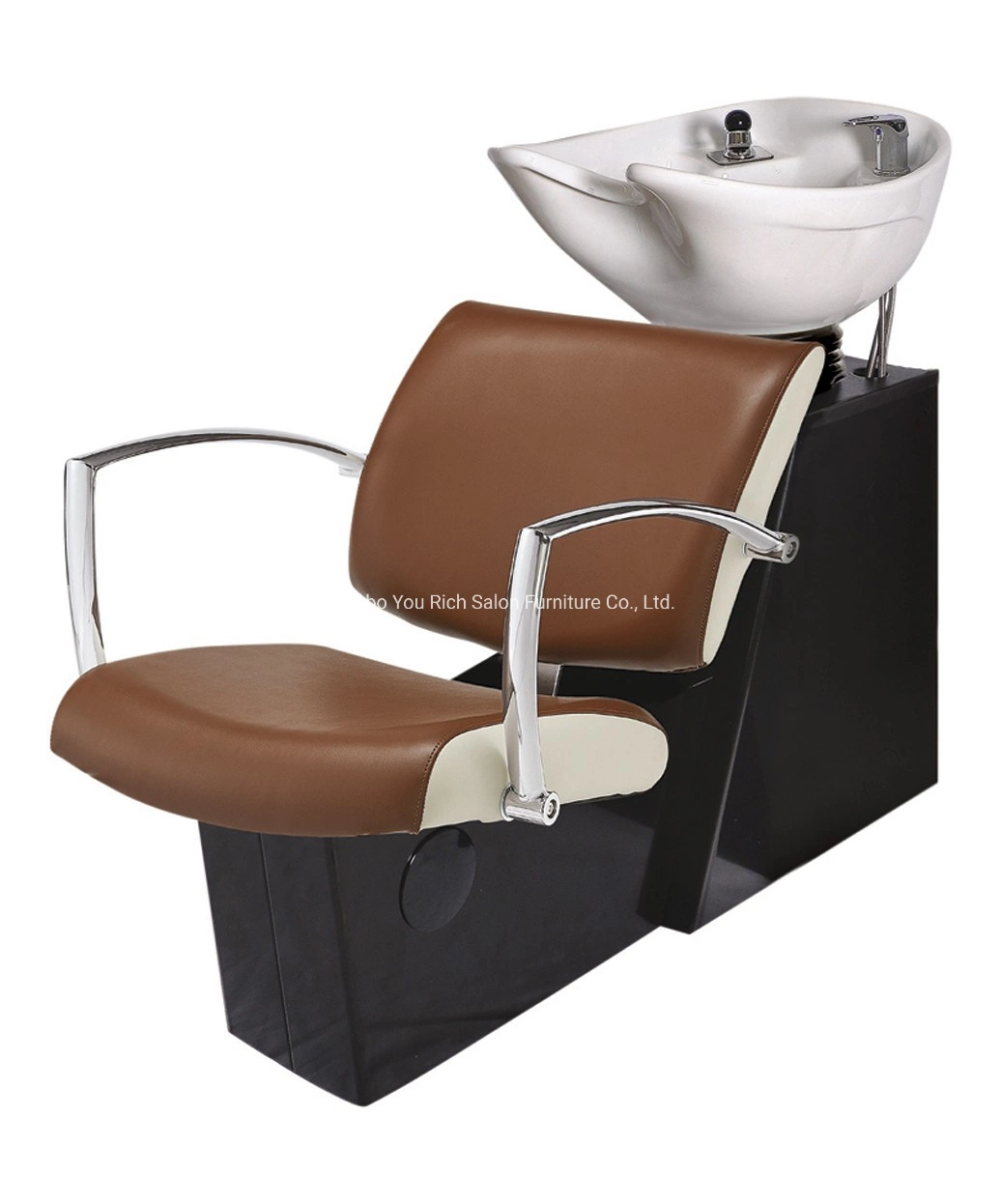 Wash Hair Chair Hair Salon Shampoo Chair Washing Unit with Ceramic Basin