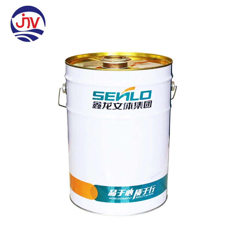 O tambor metálico balde de cola lata de óleo do motor latas mais finos