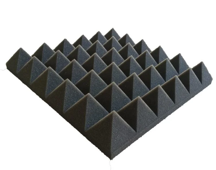 Wallpaper Soundproofing Foam 3D Panel Sound Pyramid Sound Absorption Foam Acoustic Panel for Studio Office Soundproof