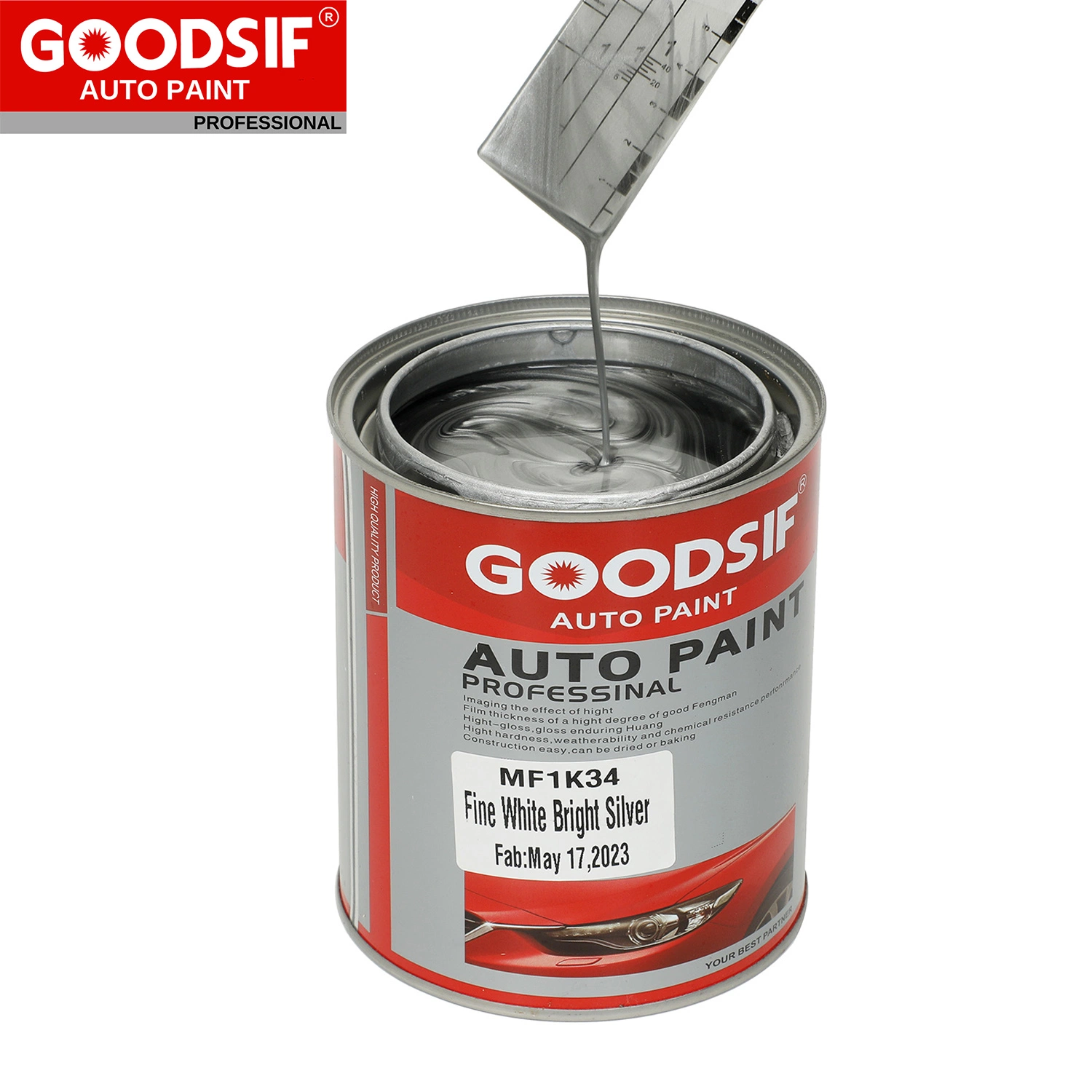 High Gloss Mixing Color Basecoat Automotive Paint Acrylic 1K 2K Primer Surfacer Paint Fast Dry Auto Refinishes Car Paints