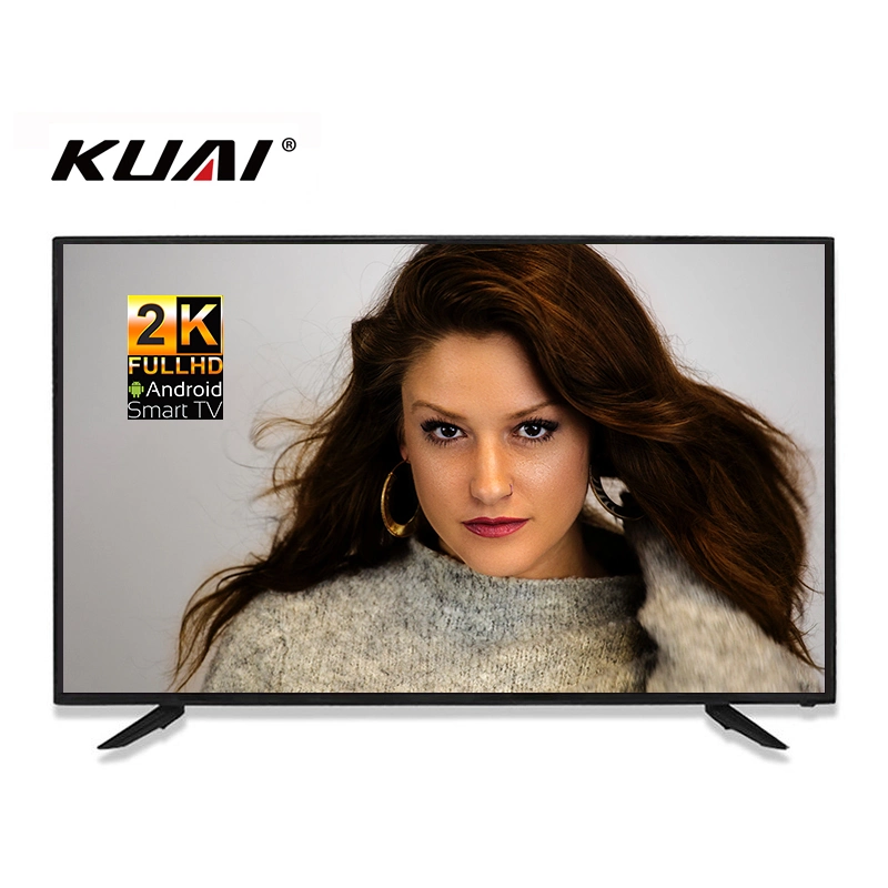 Ku Ai Thin LCD L E D 32 Inch 2K Television Electronics TV LED Cheap Flat Screen Frameless 2K TV