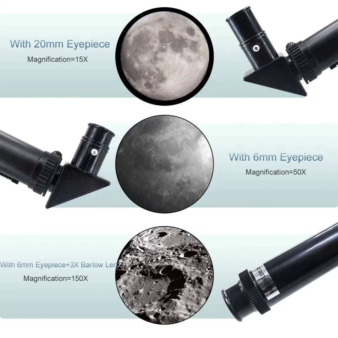 Grundlegende Anpassung 70mm Moonscope für Erwachsene Astronomie Anfänger Refraktor-Teleskop