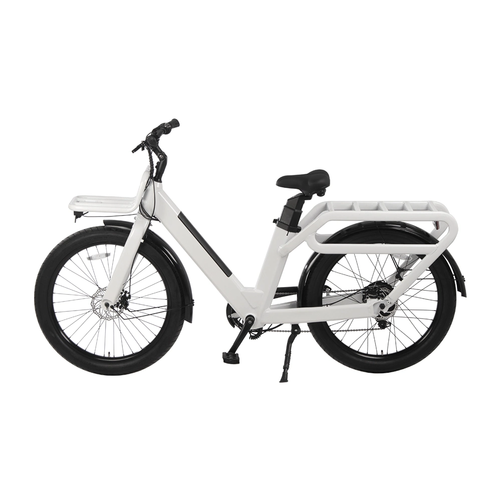 2022 Best Seller 27ah 48V Double Lithium Battery 500W Delivery Food Bag Bike Cargo Electric Utility Bike on Sale