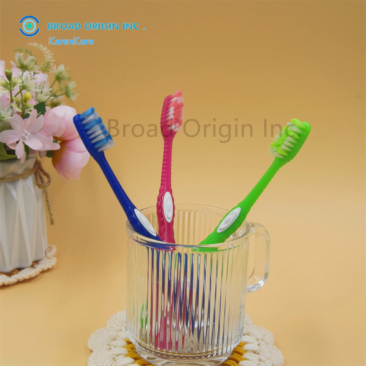 Logo OEM brosse à dents pour adulte brosse dentaire nettoyage