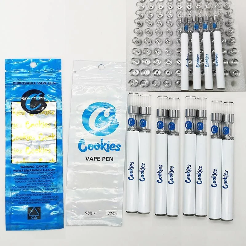 Cookies 510 Thread Vape Cartridge Thick Oil 0.5 1.0 Ml Atomizer Vaporizer Ceramic Coil Wax Cartridge