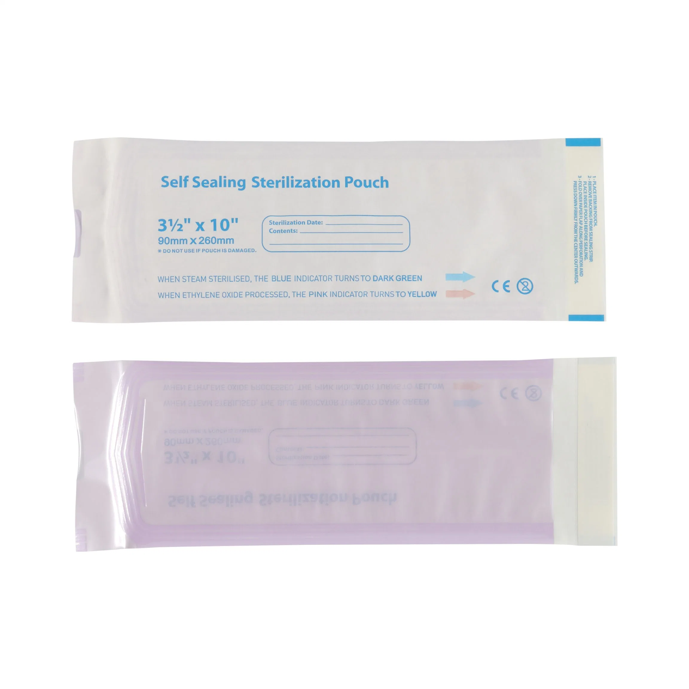 Medical Sterile Bag Dental Packaging Peel Pack Self-Seal Sterilization Pouch