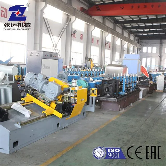 Customized High Frequency Tile Carbon Steel / Iron/ ERW PLC Tube Welding/Welded Square Round Hollow Pipe Roll/Roller Forming Making Machine