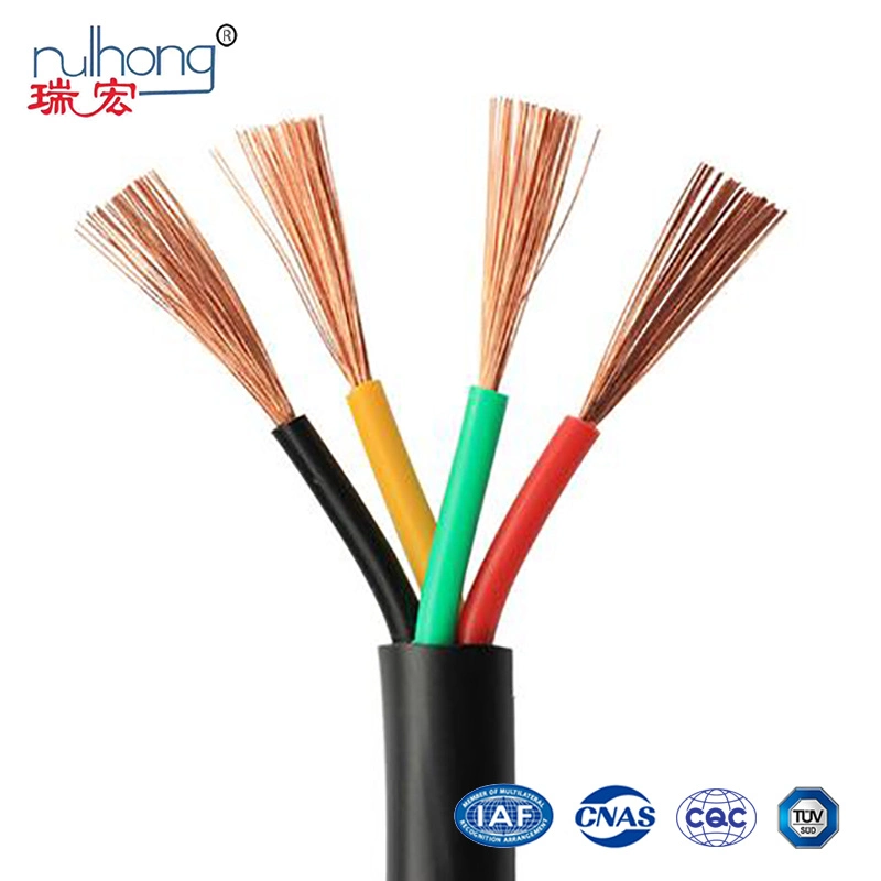 Bt 450/750V com núcleo de cobre PVC Material revestido com isolamento de PVC revestido de PVC flexível Cabo Eléctrico , Fio