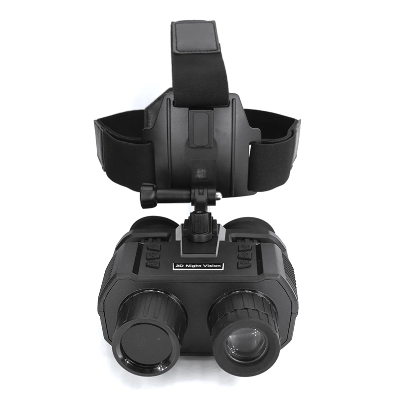 Naked Eyes 3D Display Hands Free Tactical Night Vision Binoculars HD Digital Infrared Head Mounted Helmet Night Vision Goggles
