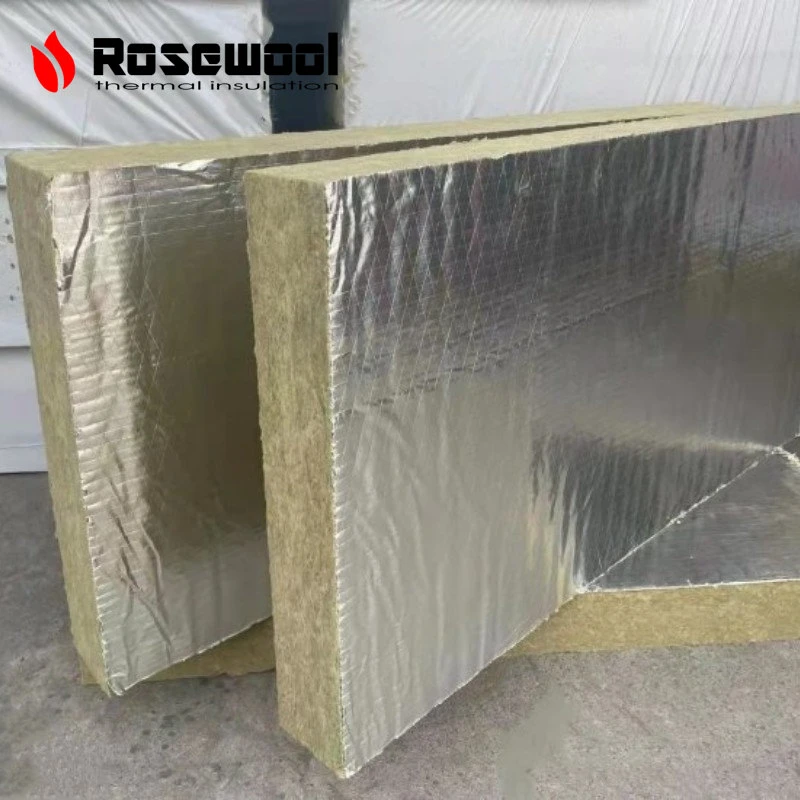 Large Stock Building Material Rockwool Wall Panel Rock Wool Board for Industrial Kilns