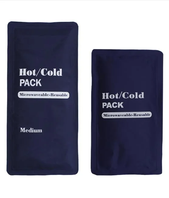 Personnalisés réutilisable chaude/froide Pad sac de glace Thérapie de la chaleur de l'aide d'abord Wrap Hot Cold Gel Pack pour soulager la douleur