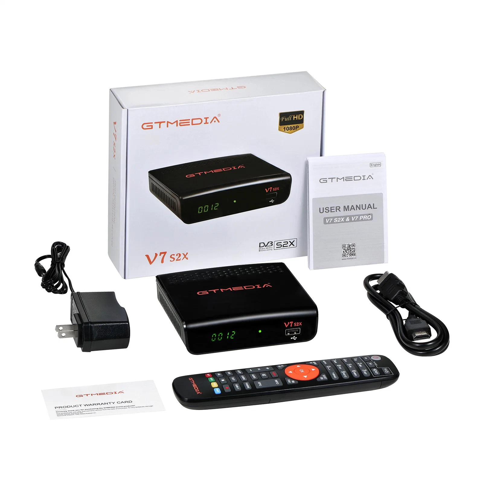 DVB S2X Gtmedia V7s2X Support AVS+VCM/Acm/Multi-Stream/T2mi Sat Receiver