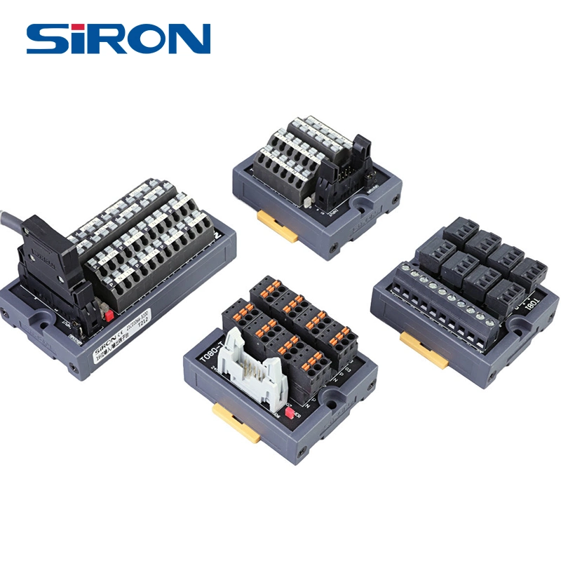 Siron T088 8-Bit Input/Output Terminal Block Connected to 2/3 Terminal Block for Signal Control