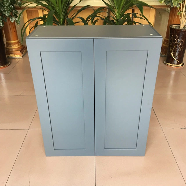 Fábrica de Foshan Armario gris mate colgado Gabinete de pared estándar americano