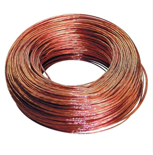 Purity Copper Wire Diameter 99.99% Bare Bright Copper Scrap Red