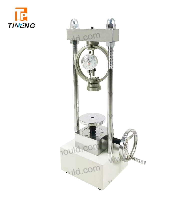 Soil Strain Controlled Unconfined Compression Test Apparatus