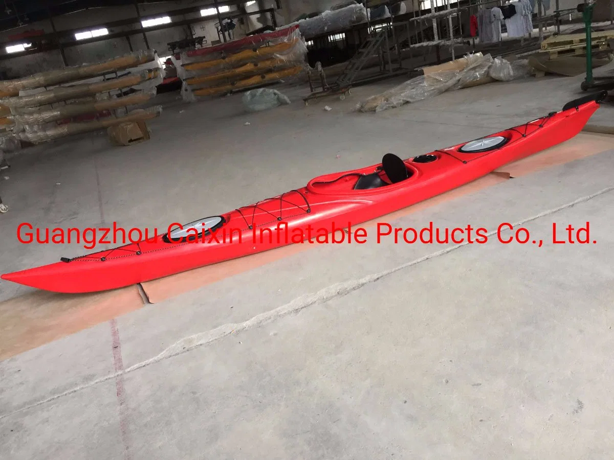 High quality/High cost performance  Polyethylene Single Sea Kayak Canoe